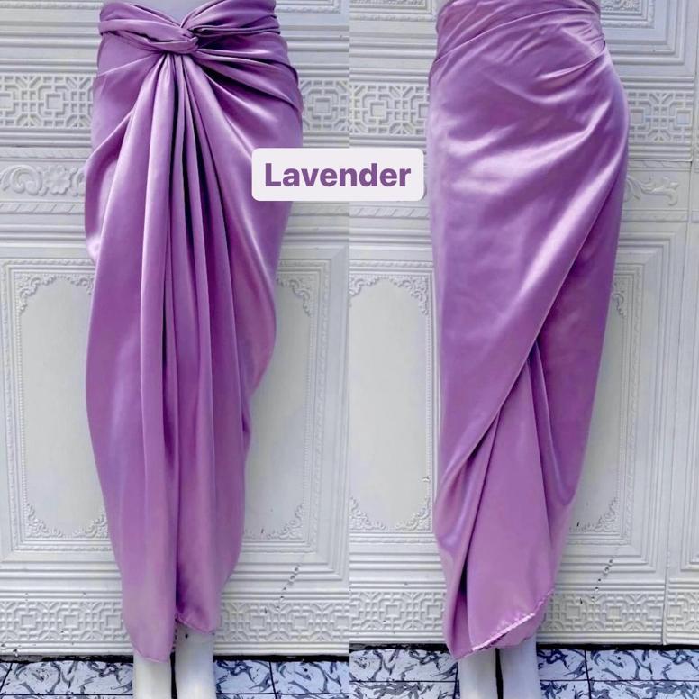 TERBARU rok lilit instan, instan wrap skirt, rok lilit jumputan, rok lilit instan polos satin rok li