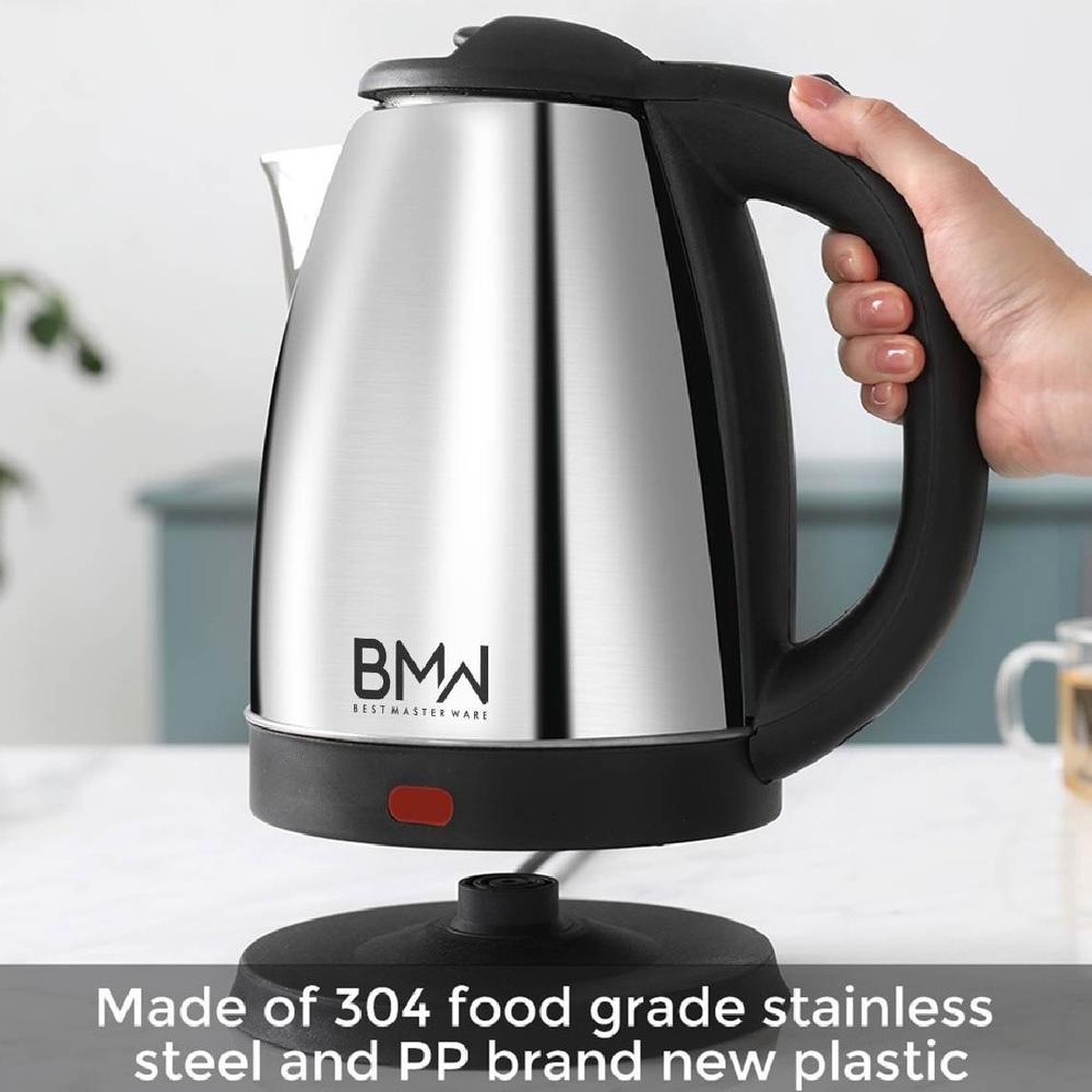 BESTPROMO Teko Listrik Air Minum Teko Electric Kapasitas 2L Stainless Steel Pemanas Air Kettle Besar