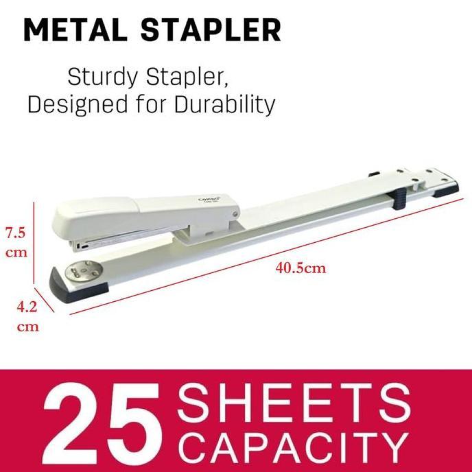 DERADUAJI Long Arm Stapler CHD-58L / Stapler Jilid Tengah / Stapler Jilid / Alat Staples Jilid / Hek