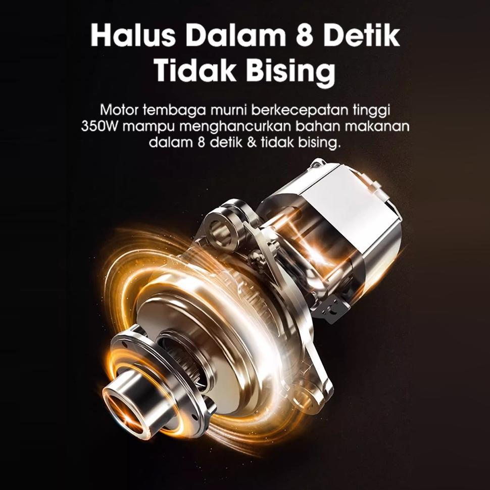 HOT SALE SAMONO Food Chopper 2.5L Multifungsi chopper bumbu dan daging chopper kaca chopper low watt