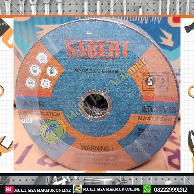 CHIYAQU BATU GERINDA POTONG/ BATU POTONG 4" SABERT/ BATU GERINDA CUTTING