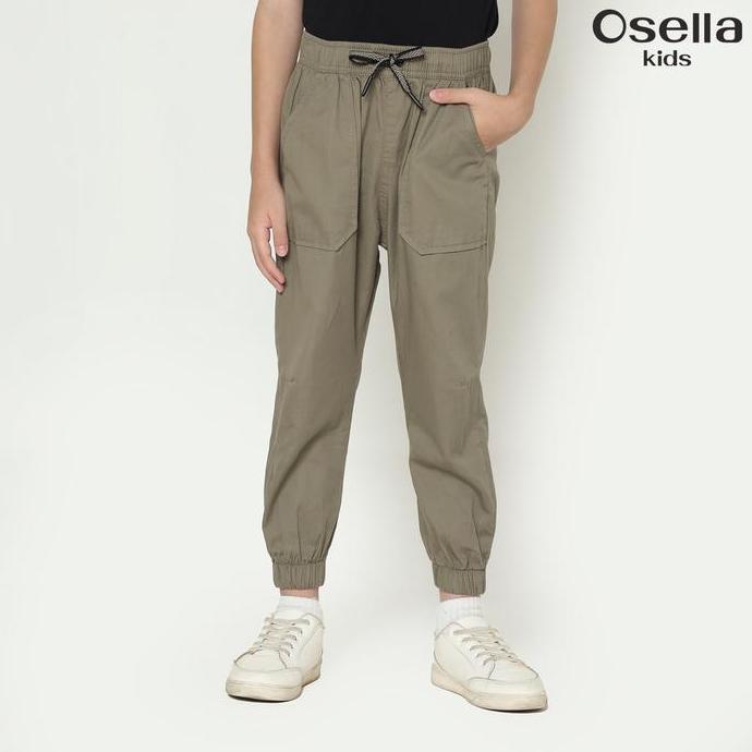 STOK TERBATAS - Osella Kids Basic Jogger Pants 32875002 | Celana Panjang Joger Anak Laki Laki
