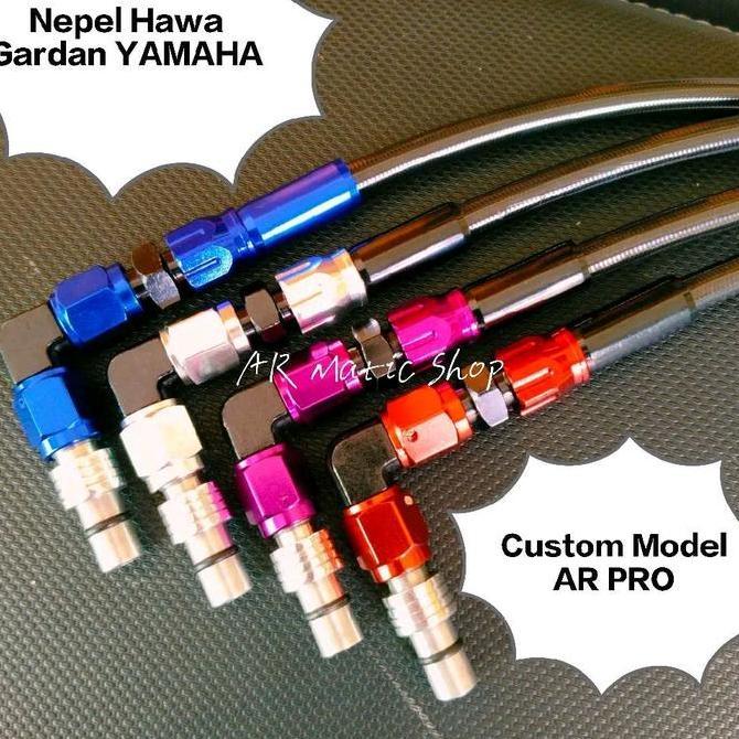 Selang & Nepel Hawa Aerox Alfa Nouvo Mio Soul Mx Fino Nmax Aerox Nepel Hawa Gardan Cnc  Yamaha Nepel