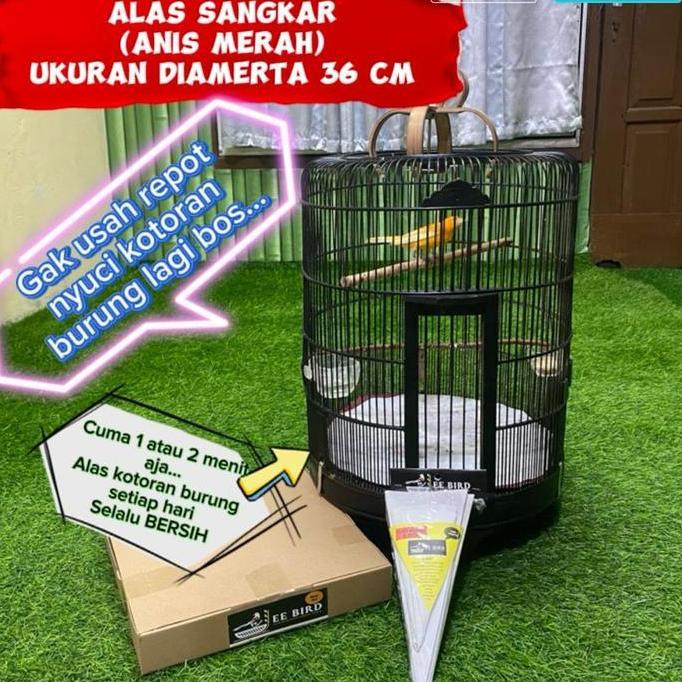 ALAS SANGKAR KANDANG BURUNG ANIS MERAH ( PERBOX )