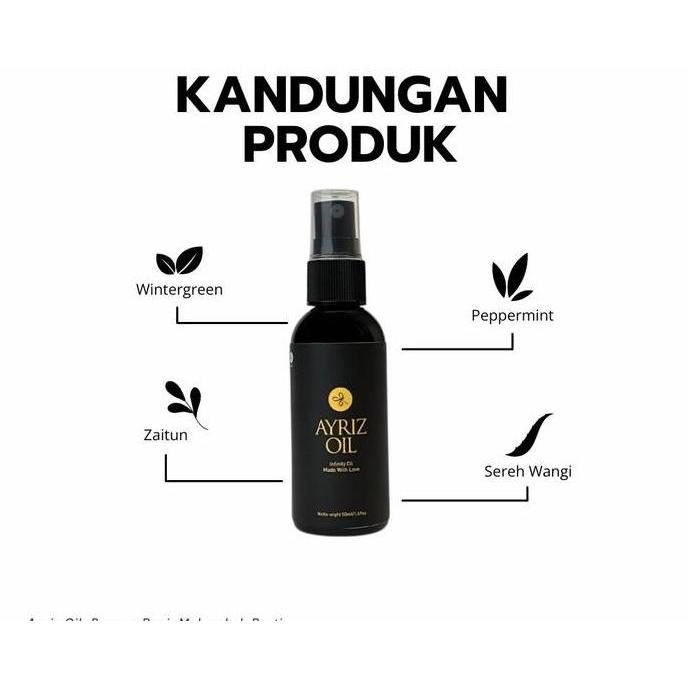 Knochen- Paket 2 Botol Travelpack 50Ml Ayriz Oil Original