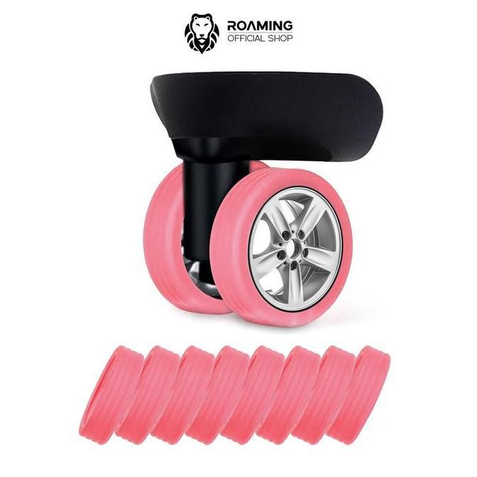 Cod,Bisa- Roaming Silikon Roda Untuk Koper Kabin & Bagasi