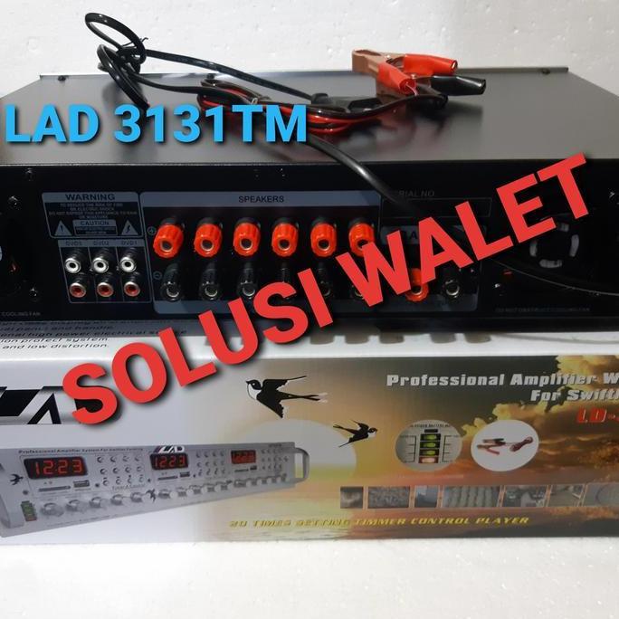Ampli Walet LAD 3131 TM Amplifier Walet 3 player 6 Channel