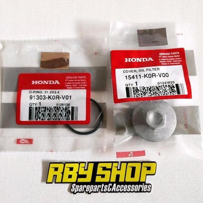 Baut Tutup Saringan Filter Oli Pcx 160 Adv 160 Vario 160 Stylo 160 Beat K1Al Original Honda