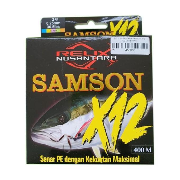 Senar PE SAMSON x12 300 400 600 Meter Relix Nusantara