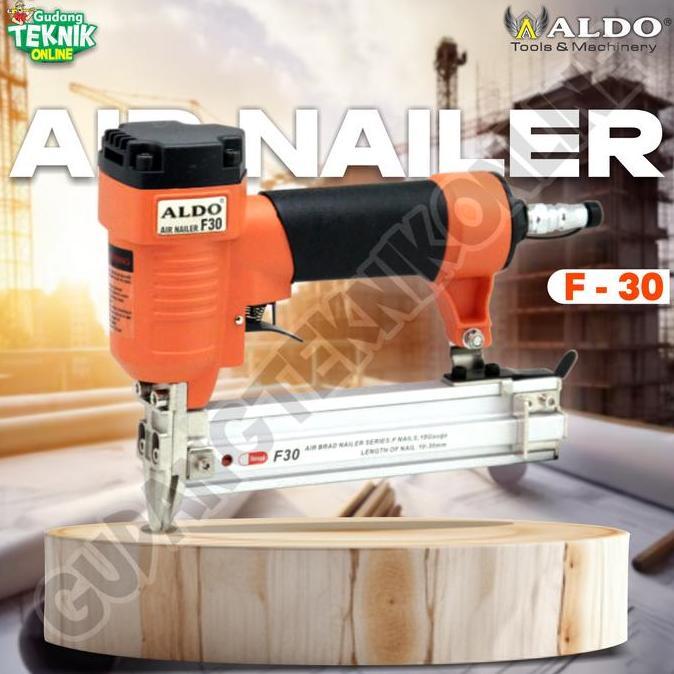 CEFRUCHE MESIN PAKU TEMBAK ANGIN F30 ALDO / Air Nailer Paku Lurus F-30 Alat Staples Stapler Paku Tem