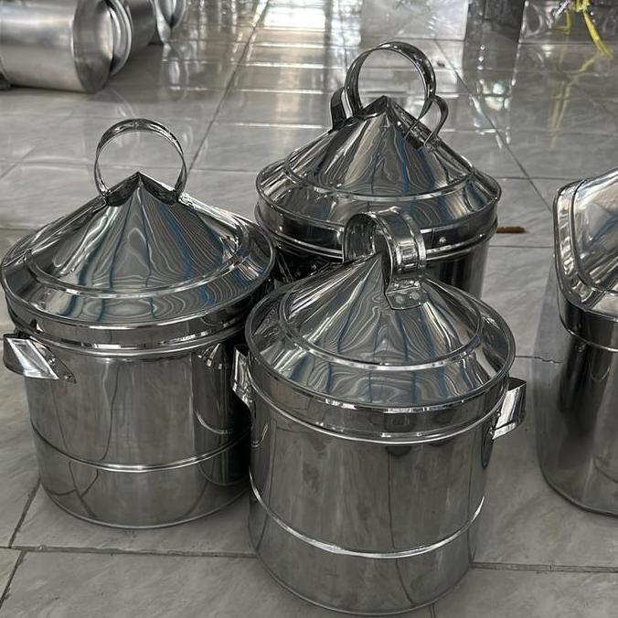 Altwood- Dandang Kukus Sablukan Stainless 2-3Kg - Alat Kukus Sablukan Berkualitas Untuk Penggunaan 2