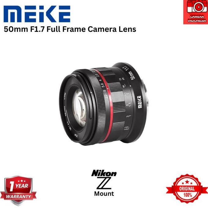 Meike 50mm F1.7 Full Frame Z Mount Nikon Camera Lens Lensa Kamera Nikon Mirrorless