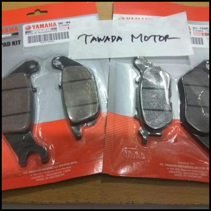 TERLARIS DISPAD SET KANVAS REM DEPAN BELAKANG YAMAHA NMAX 