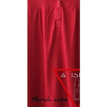 Tunik Polos Rayon Merah Cabe Tunik Katun Rayon Tunik Polos Jumbo Lasenta By Avishta D-Sign Merah Cab