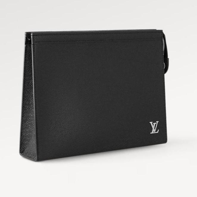 Tas pouch clutch Pria man LV Louis Vuitton Pochette Voyage M30450 Original Product
