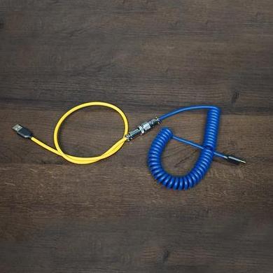 FLCMMK Mechanical Keyboard Coiled Cable Type-C Aviator