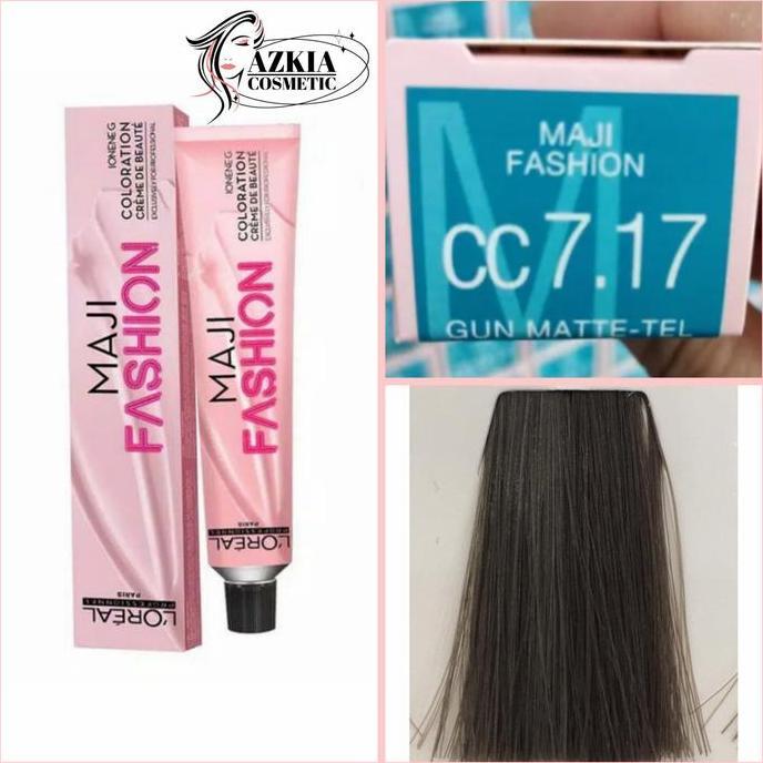 Cat Rambut L'oreal Maji Fashion 7.17 GUN MATTE - TEL