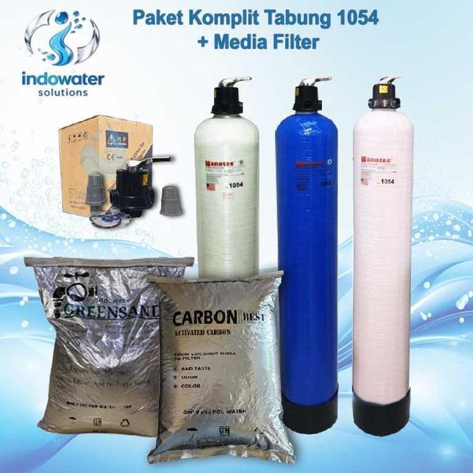 Paket Lengkap Filter Air Zat Besi Tinggi - Filter Air Kuning dan Bau Besi - Filter Air Sumur - Penya