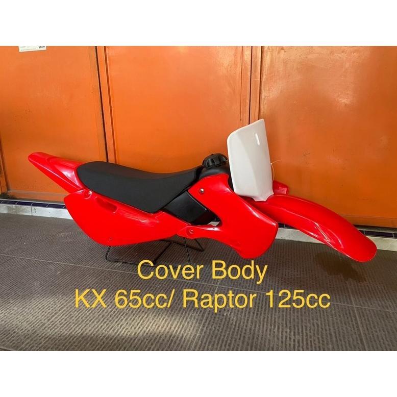 Cover Body Kit Plastik Mini Trail Raptor 125 cc - Kawasaki KX 65 cc SET