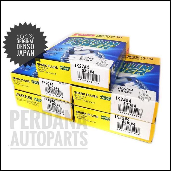 TERLARIS BUSI DENSO IRIDIUM POWER : IK16, IK20, IK22, IK24, IK27 ASLI ORIGINAL 