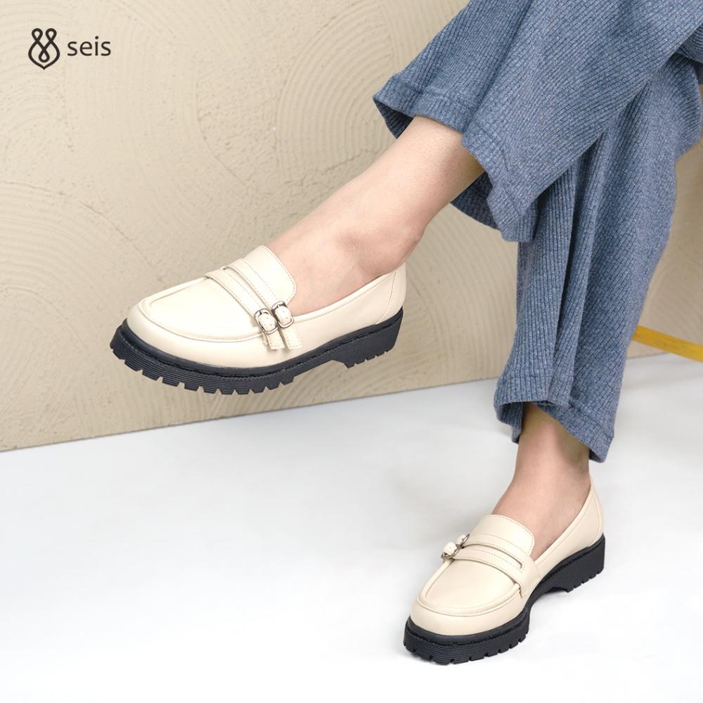 Original Seis Warda Sepatu Docmart Wanita / Loafers Wanita