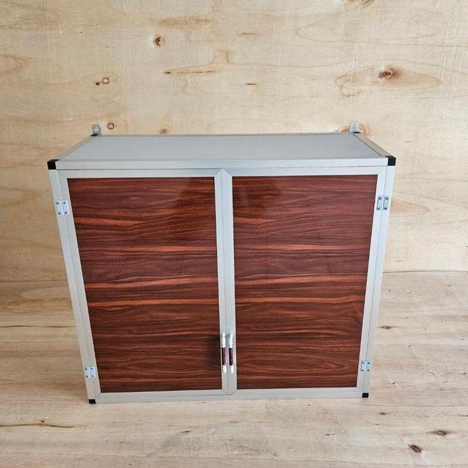 rak gantung lemari dapur kitchen set atas aluminium a2 tu polos