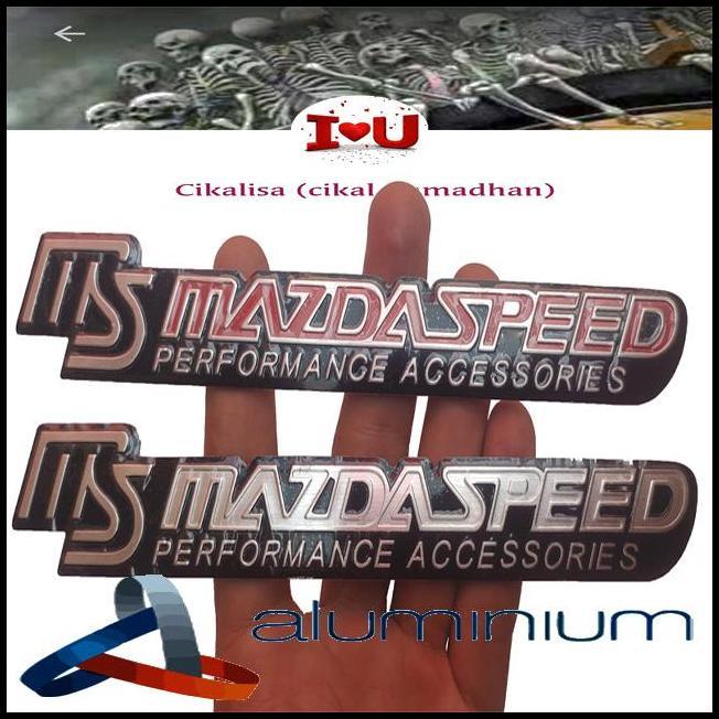 BEST DEAL EMBLEM MAZDA SPEED UNTUK 323 929 CX3 CX5 MAZDA 2 MAZDA 3 MAZDA 6