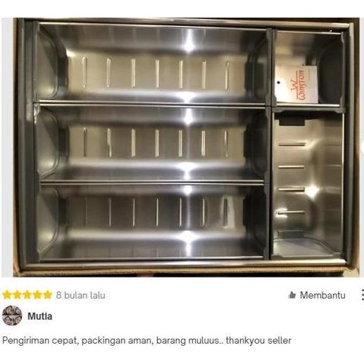 Rak Sendok Stainless Winston WW.70-40 for Kitchen Set Laci Kabinet