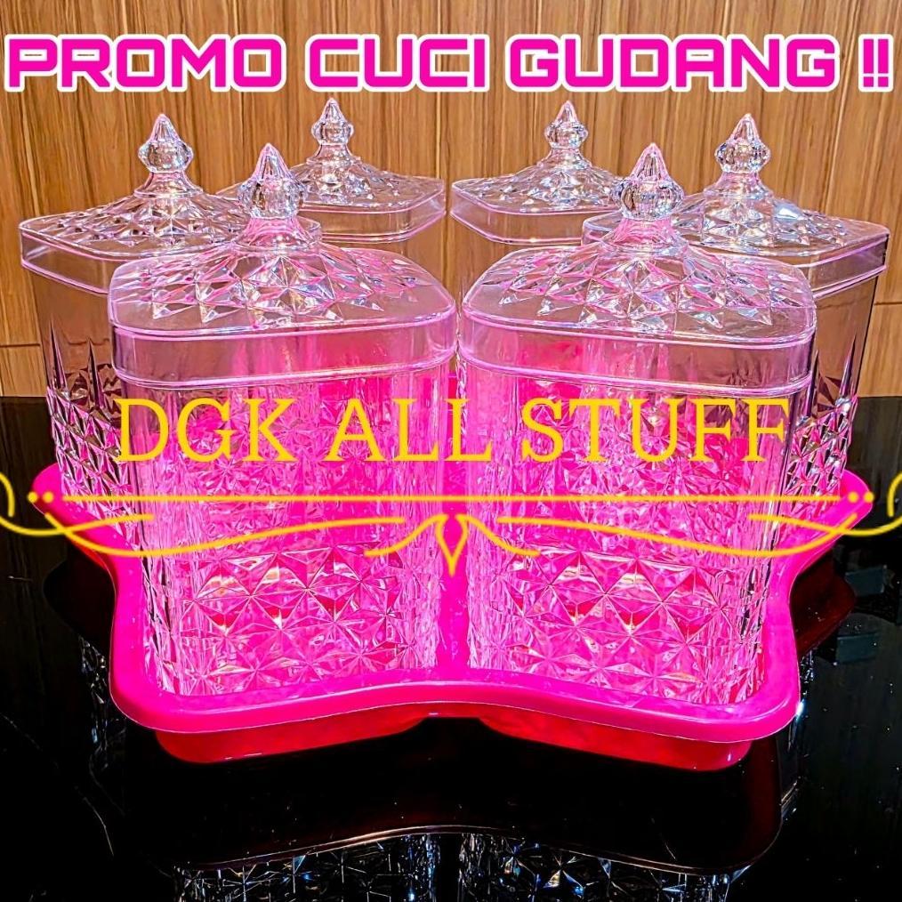 Promo Ramadhan Toples Stoples Tonam Topnam Nampan Alas SET Kue Kering Nastar Lebaran Ramadhan Ramada