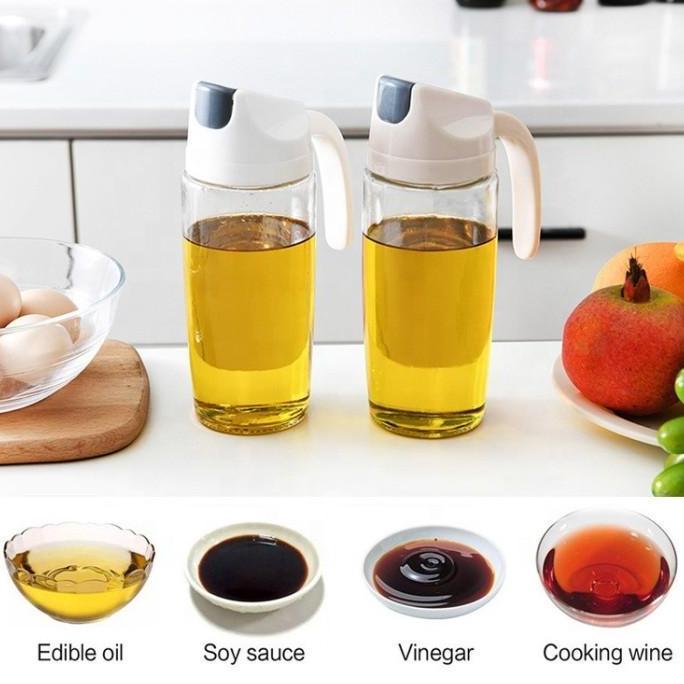 Botol Minyak Goreng Kaca Tebal Tempat Kecap Saos Susu Madu Cuka Jus
