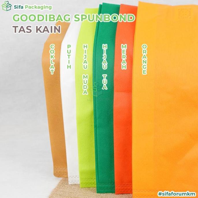 Goodie Bag Tas Kain Polos Kantong Belanja Tas Sovenir Kantong Hampers Souvenir Ultah Goodi bag Weddi