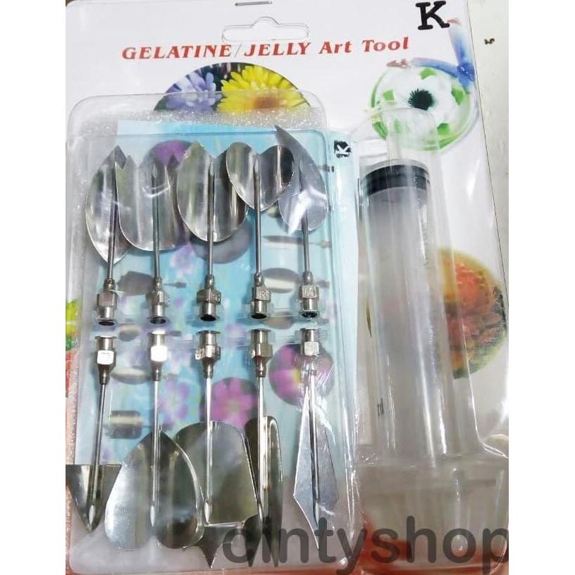Suntikan Puding Art / Gelatine Jelly Art Tool