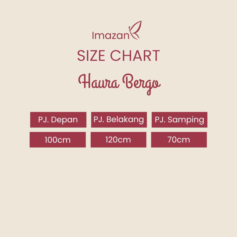 OFFICIAL IMAZAN Hijab Bergo Jersey Korea Non Pet Khimar Syari Haura Series Jilbab Instan Syari Ukura