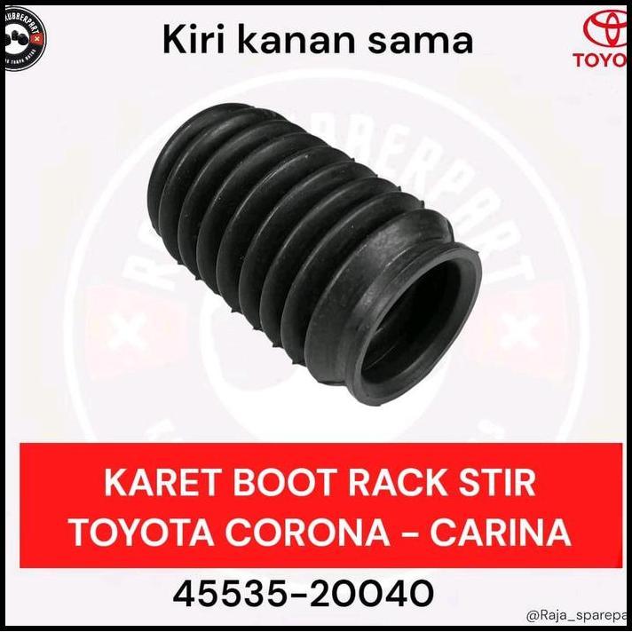 TERLARIS KARET BOOT STIR STEERING RACK STEER CORONA CARINA 