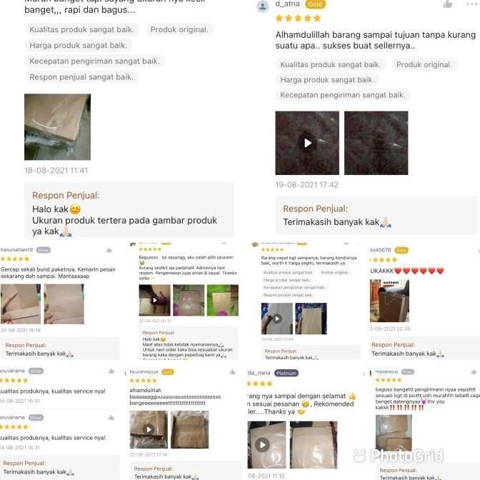 PAPER BAG PAPER BAG COKLAT PAPER BAG POLOS TAS KERTAS TOPLES