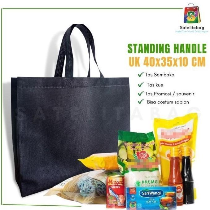 Tas Goodie bag spunbond Landscape 40 x 35 x10