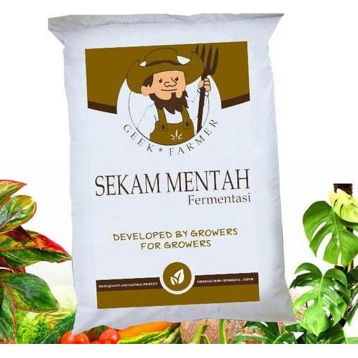 Media Tanam Sekam Mentah Fermentasi (Geek Farmer)