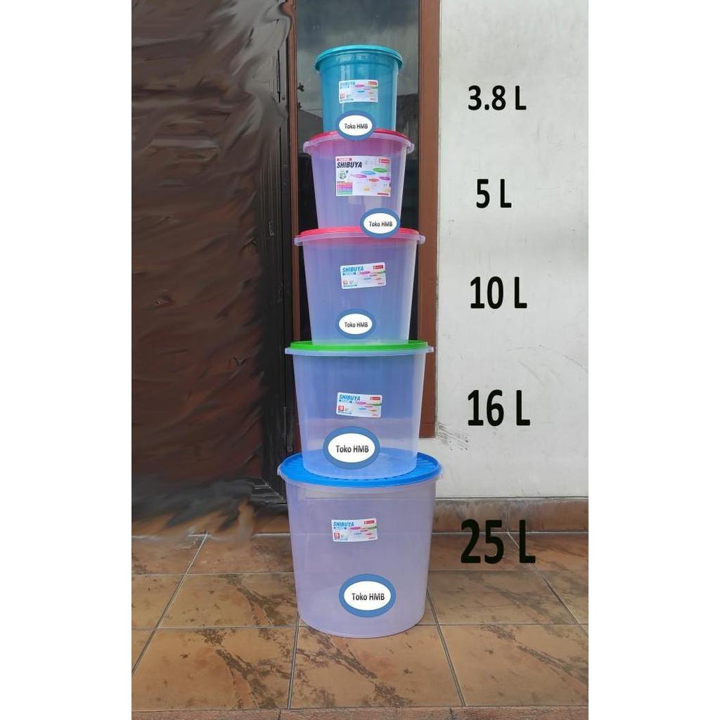 Toples Makanan, Toples Plastik Bulat, Sealware Food Container Clio 5L
