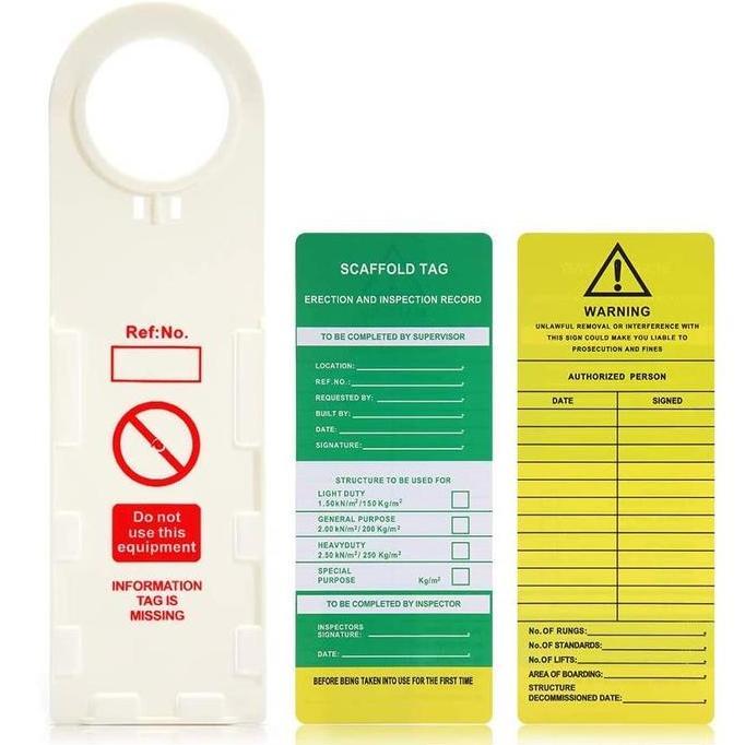 Scaffolding Inspection Tag