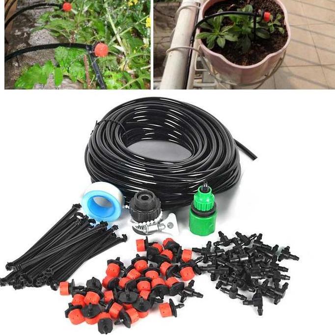 Sprinkler Set Irigasi Tetes Alat Siram Tanaman Taman Kebun Pertanian