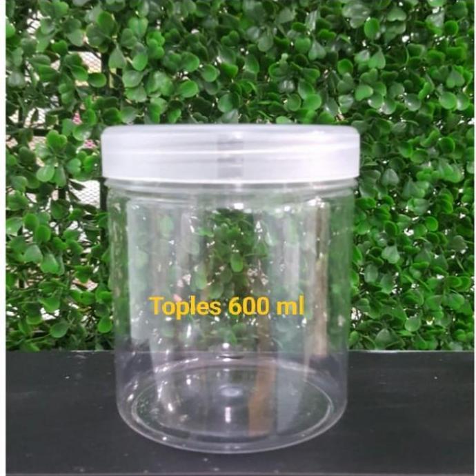 Toples plastik 500 - 600ml tabung