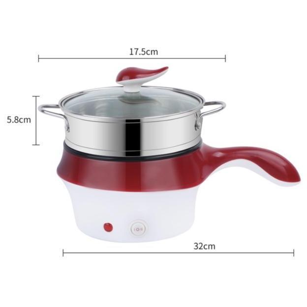 Panci Listrik Multifungsi Lapis Keramik Fry Pan Elektrik