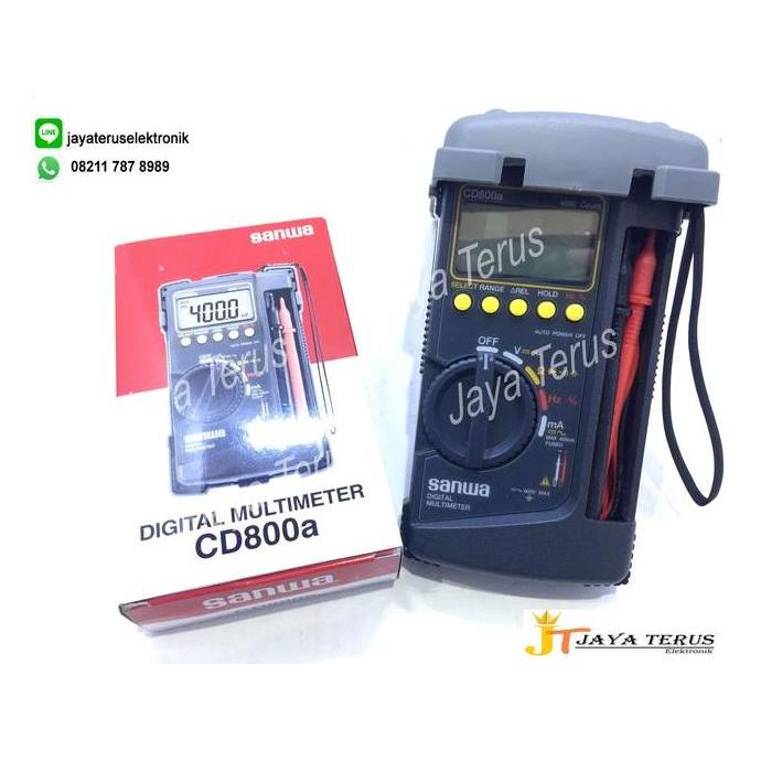 SANWA DIGITAL MULTIMETER CD-800A ( SANWA ORIGINAL )/MULTITESTER SANWA ORIGINAL DAN TERPERCAYA