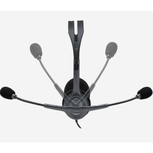 Smaile- Logitech Stereo Headset H111 - H111 Koneksi Jack Audio - Logitech H111 - H111 Logitech