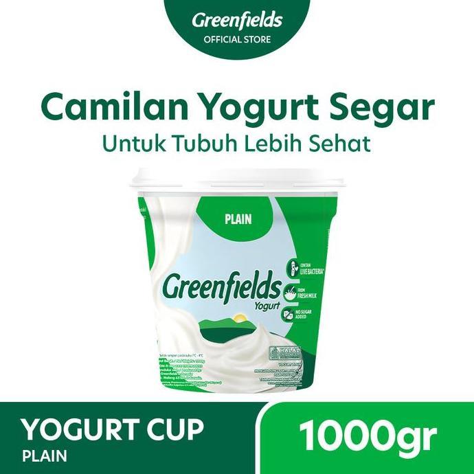 Yogurt Greenfields Plain 1kg