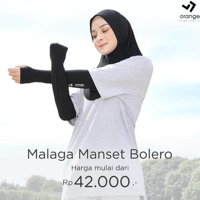Handsock Malaga Manset Bolero Pelindung UV Muslim Tangan Jersey Premium