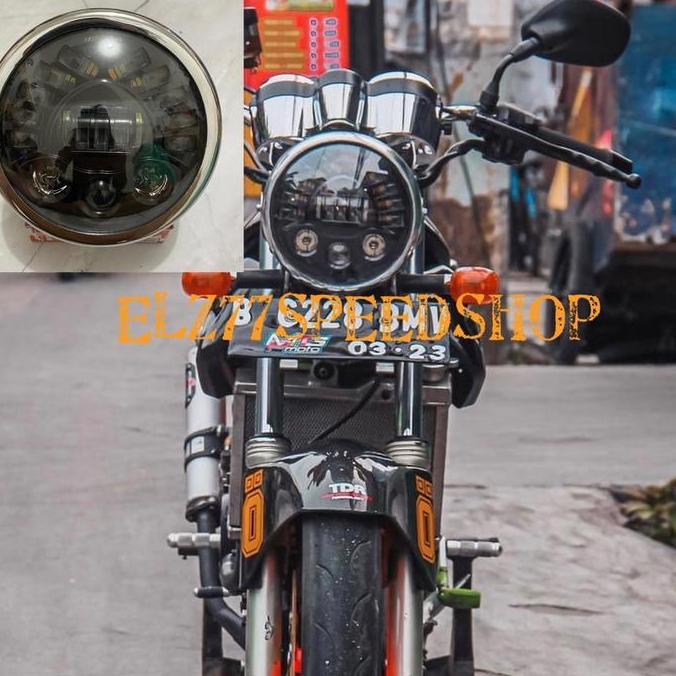 AVAHAJA LAMPU DEPAN NINJA SS PLUS DAYMAKER REFLEKTOR BULAT NINJA SS PLUS DAYMAKER KEDOK REFLEKTOR LA