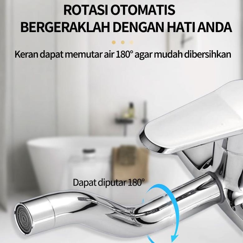 Shower Kamar Mandi 1 Set + Kran Cabang/Shower Mandi Set Stainless/Mandi Shower Set Full Stainless Sh