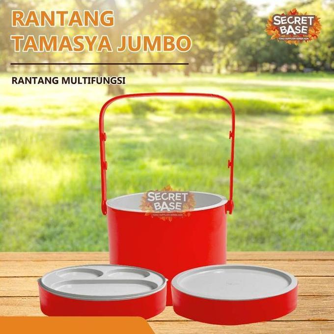 RANTANG TAMASYA JUMBO - Rantang Susun Plastik / Tempat Bekal Makan