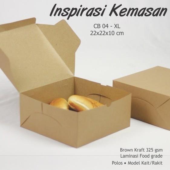 Dus Catering/Katering Box / Box Snack / Kotak Nasi Laminasi - XL